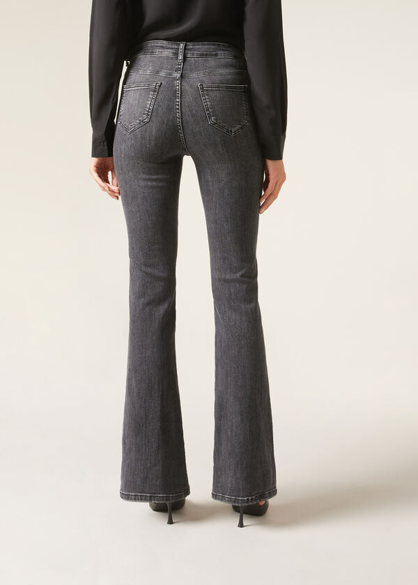 Calzedonia Vaqueros Elásticos Acampanados