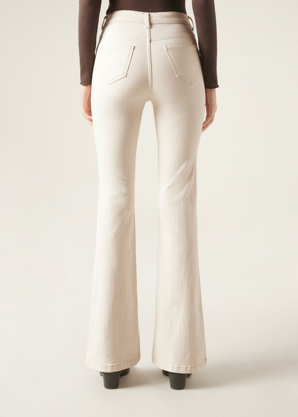 Calzedonia Vaqueros Elásticos Acampanados