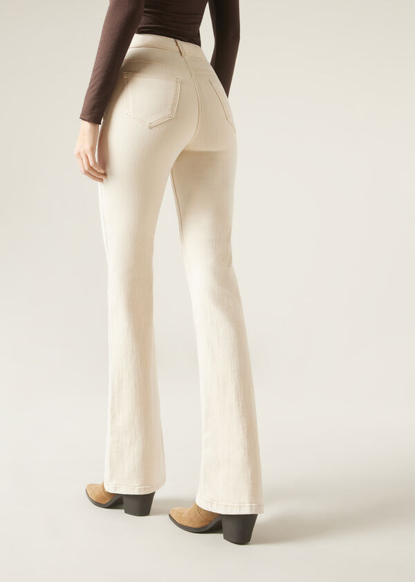 Calzedonia Vaqueros Elásticos Acampanados