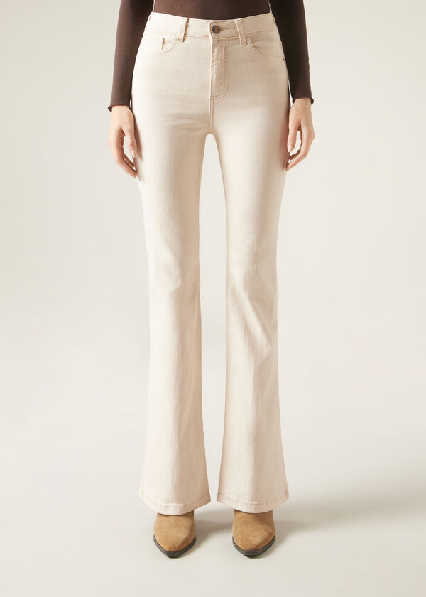 Calzedonia Vaqueros Elásticos Acampanados