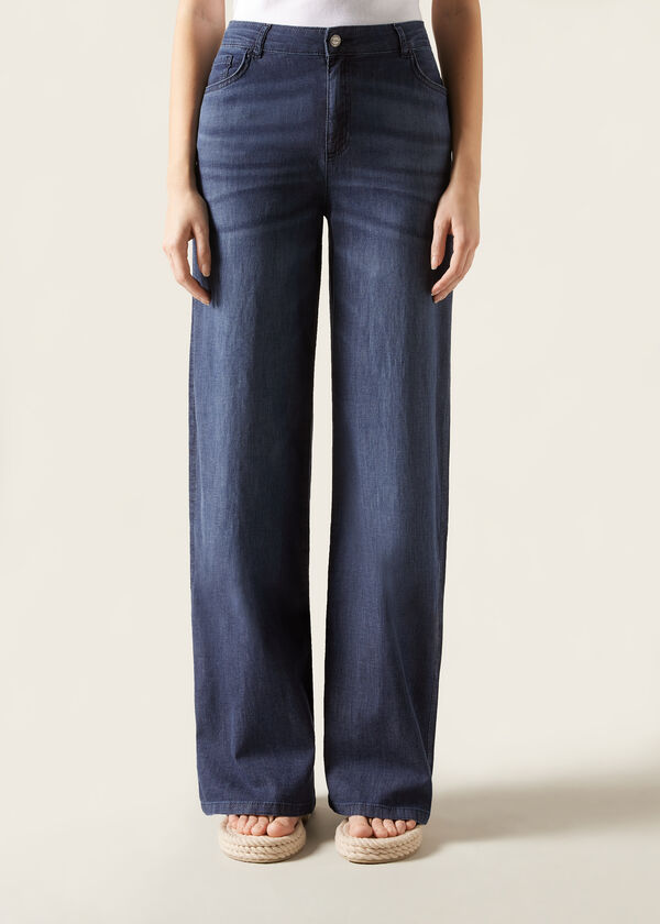 Calzedonia Vaqueros Palazzo Ultra Light