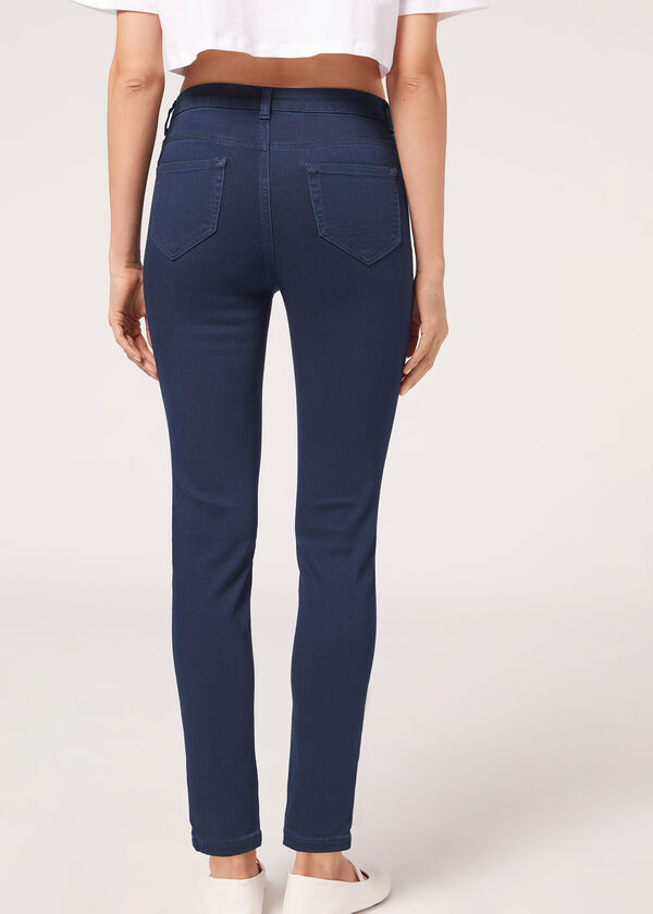 Calzedonia Vaqueros Skinny Termicos Soft Touch