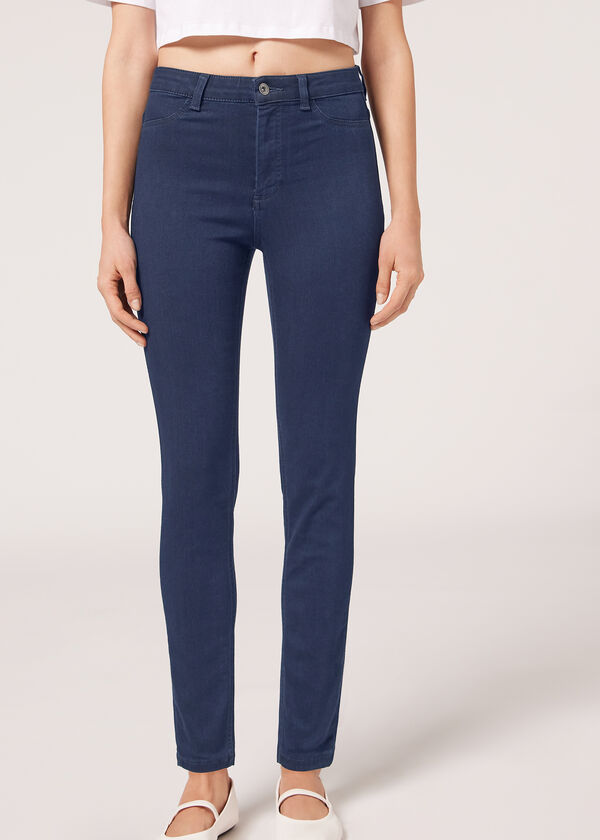 Calzedonia Vaqueros Skinny Termicos Soft Touch