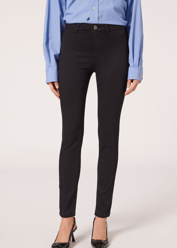 Calzedonia Vaqueros Skinny Termicos Soft Touch