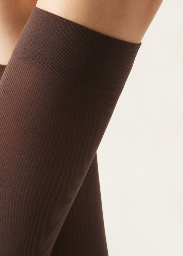 Calzedonia Ejecutivos Largos En Microfibra 60 Deniers Tupidos