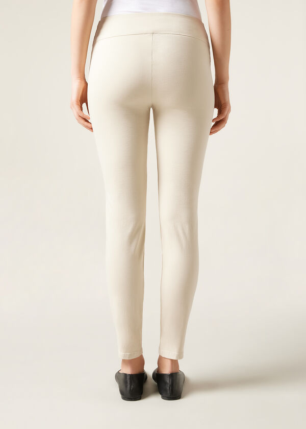Calzedonia Leggings De Denim Skinny De Cintura Alta