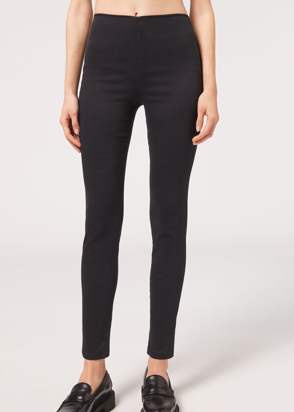 Calzedonia Leggings de Denim Skinny de Cintura Alta