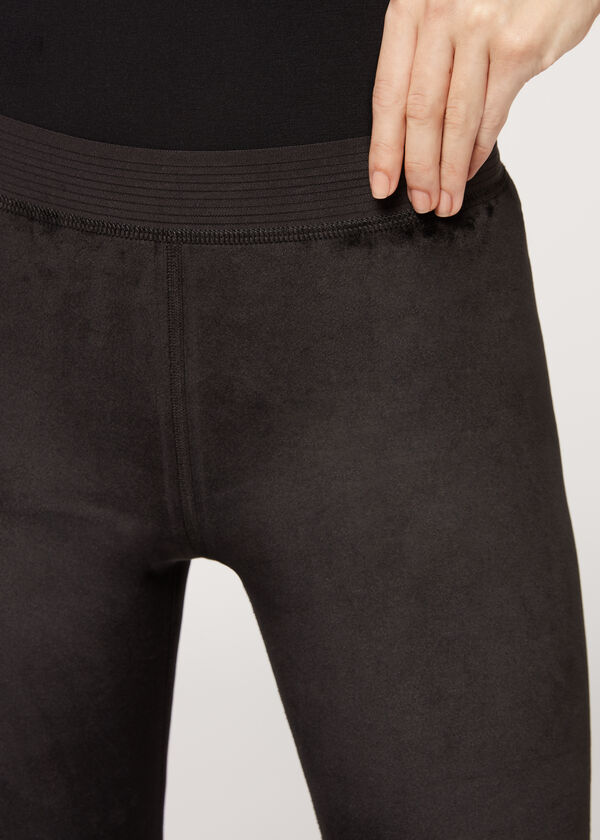 Calzedonia Leggings Ultra-Térmico Reversibles Afelpado