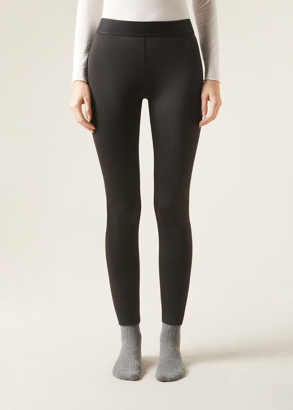 Calzedonia Leggings Ultra-Térmico Reversibles Afelpado