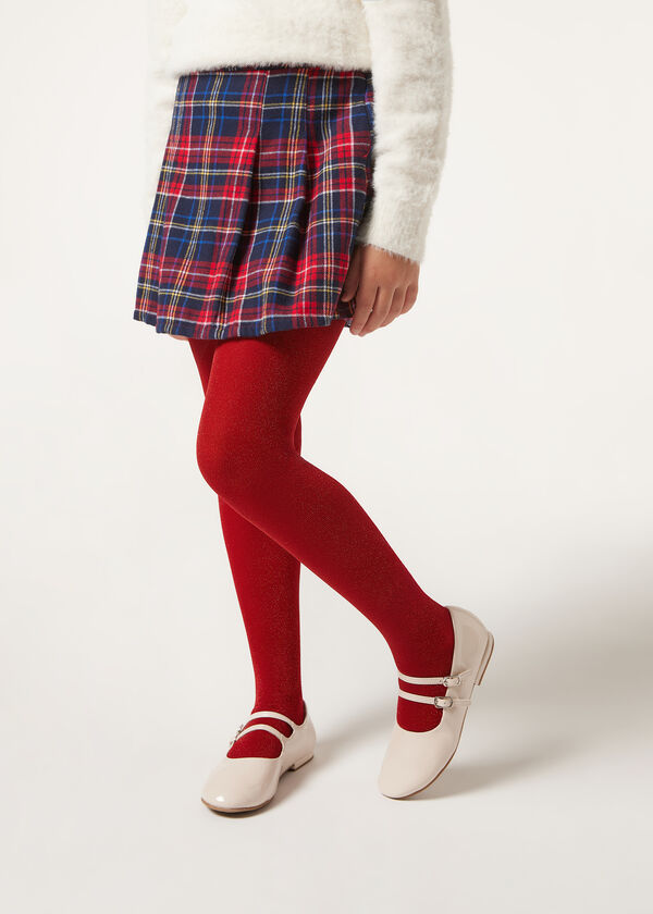 Calzedonia Pantis Opacos 70 Deniers Con Glitter De Niña