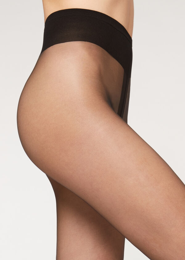 Calzedonia Pantis Resistentes Transparentes 8 Deniers