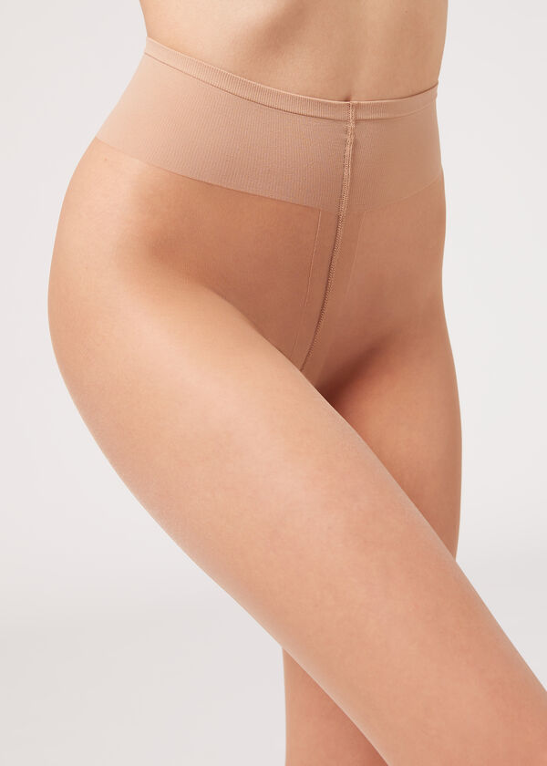 Calzedonia Pantis Segunda Piel Transparente 15 Deniers Mate