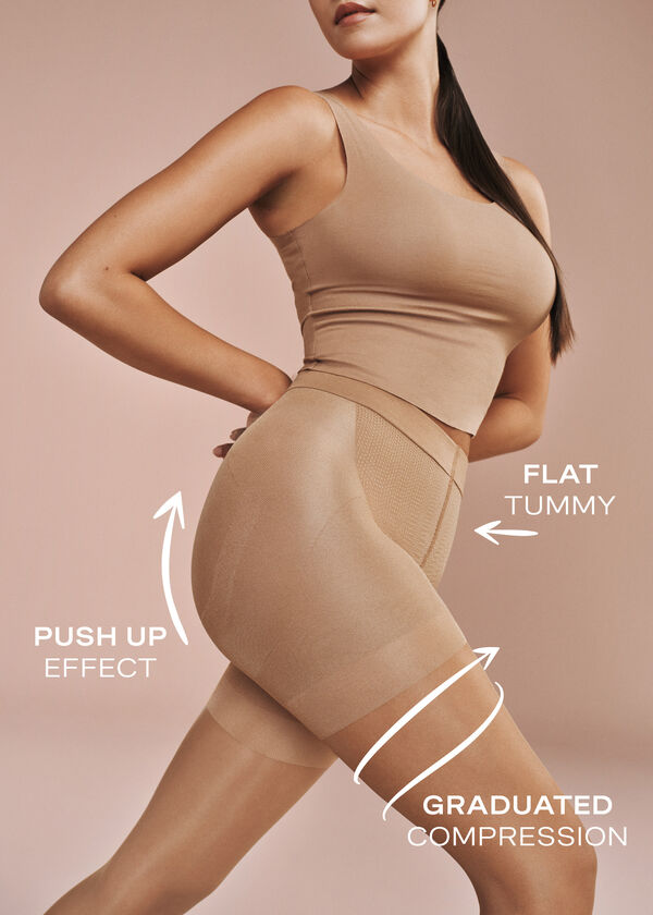 Calzedonia Pantis Transparentes 15 Deniers Strong Sculpt