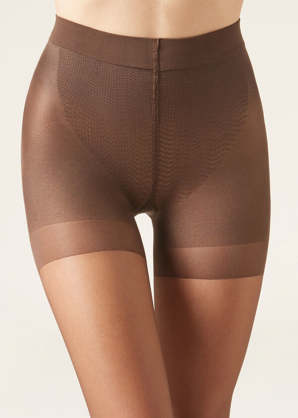 Calzedonia Pantis Transparentes 15 Deniers Strong Sculpt