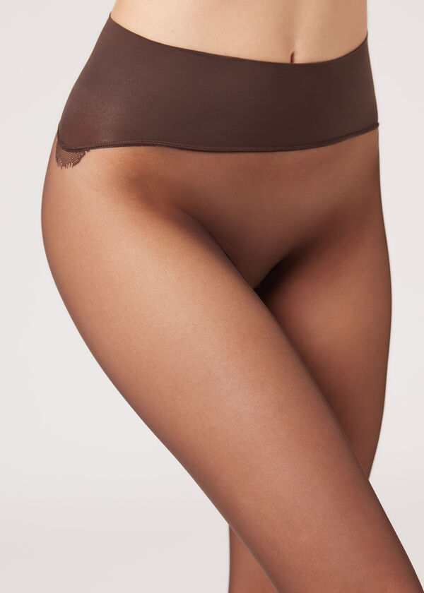 Calzedonia Pantis Transparentes Sin Costuras 20 Deniers
