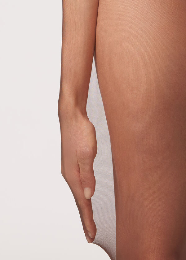 Calzedonia Pantis Transparentes Sin Costuras 20 Deniers