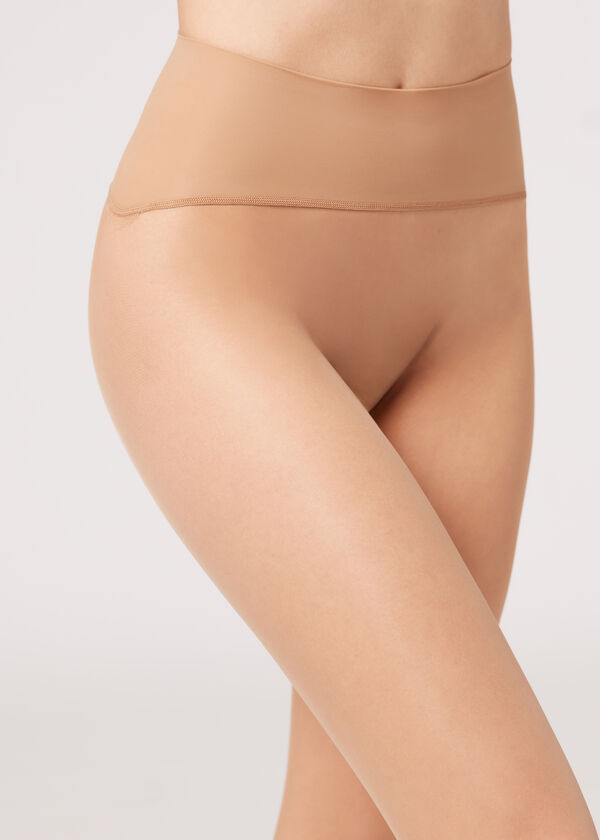 Calzedonia Pantis Transparentes Sin Costuras 20 Deniers