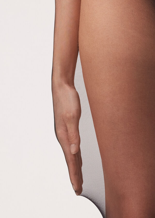 Calzedonia Pantis Transparentes Sin Costuras 20 Deniers