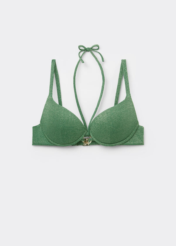 Calzedonia Push-up Relleno Gradual Bikini Golden Gleam