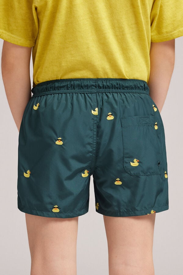 Intimissimi Bañador Bóxer con Bordado de Patitos para Niños