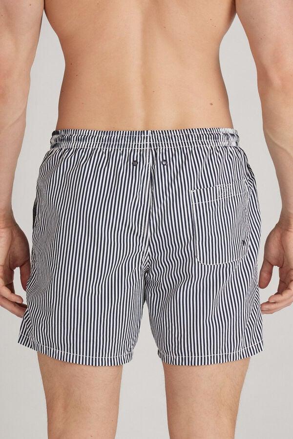 Intimissimi Bañador Bóxer con Estampado de Raya Azul