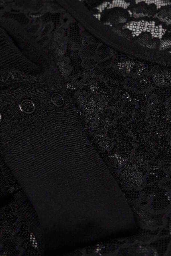 Intimissimi Body De Manga Larga De Encaje Delicate Pieces