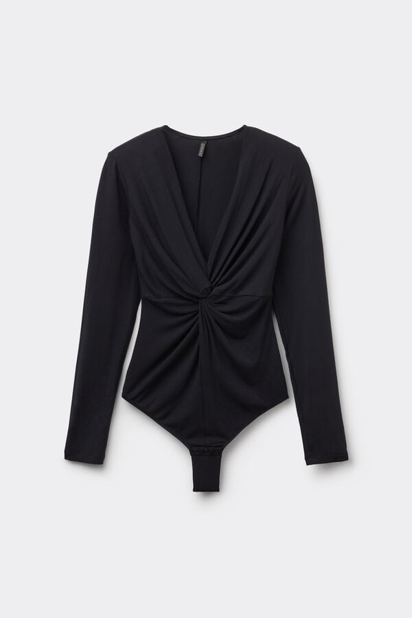 Intimissimi Body De Manga Larga De Modal Luxurious Leopard