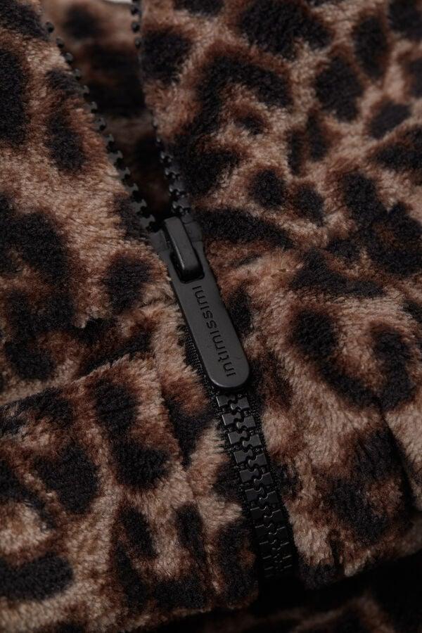 Intimissimi Bómber De Forro Polar Moteado Luxurious Leopard