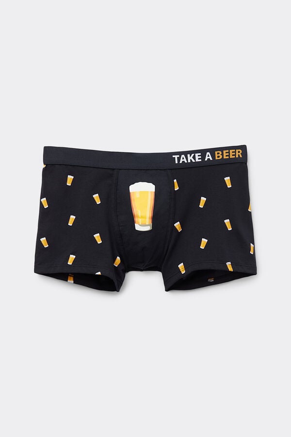 Intimissimi Bóxer Algodón Superior Con Estampado Cerveza
