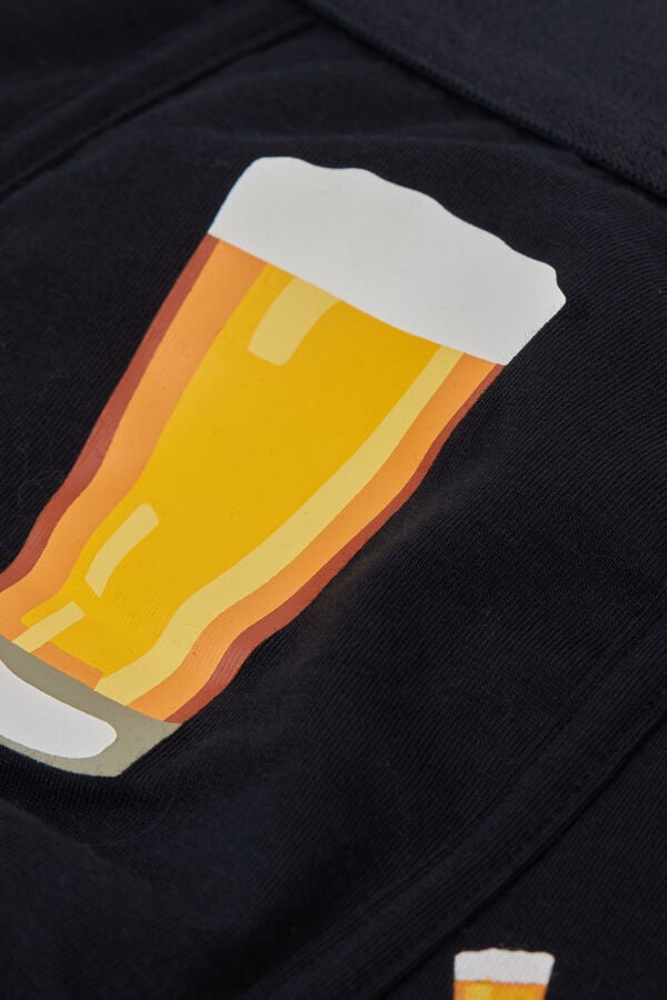 Intimissimi Bóxer Algodón Superior Con Estampado Cerveza