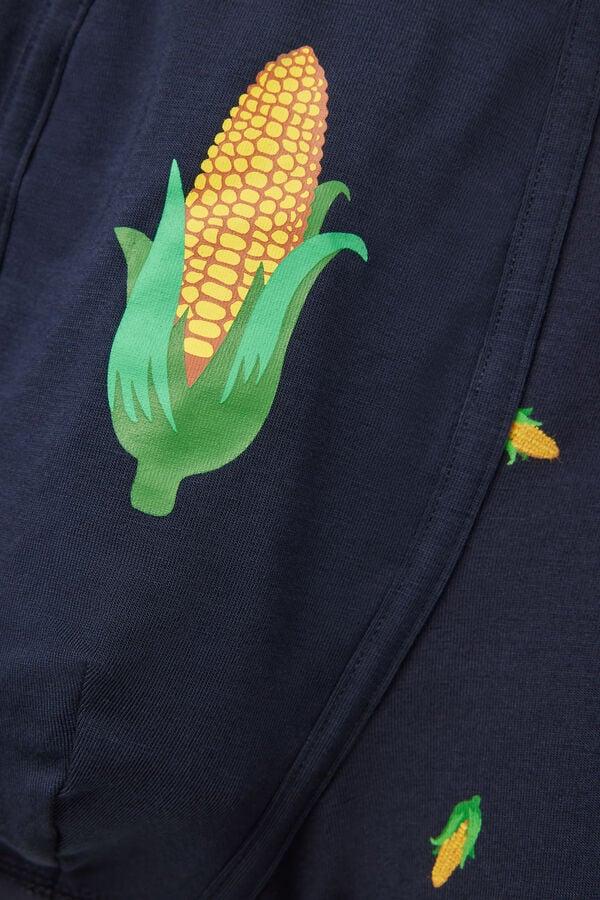 Intimissimi Bóxer Algodón Superior Estampado Mazorcas