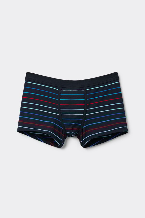 Intimissimi Bóxer Algodón Superior Estampado Rayas Multicolor