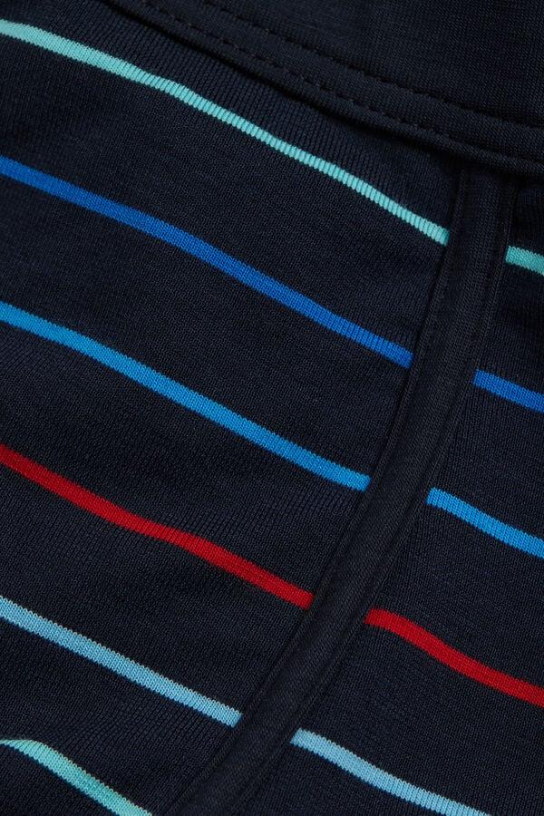 Intimissimi Bóxer Algodón Superior Estampado Rayas Multicolor