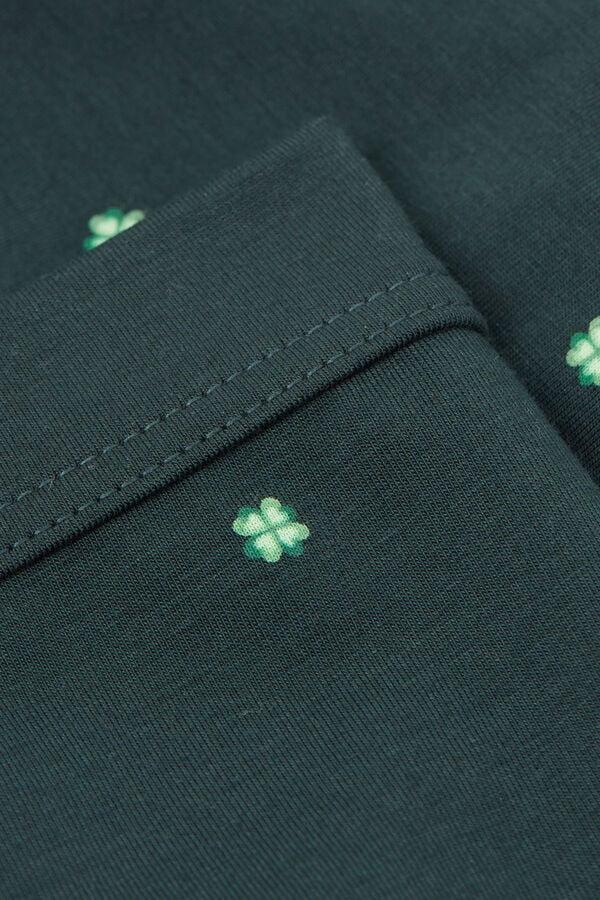 Intimissimi Bóxer Algodón Superior Estampado Tréboles De Cuatro Hojas