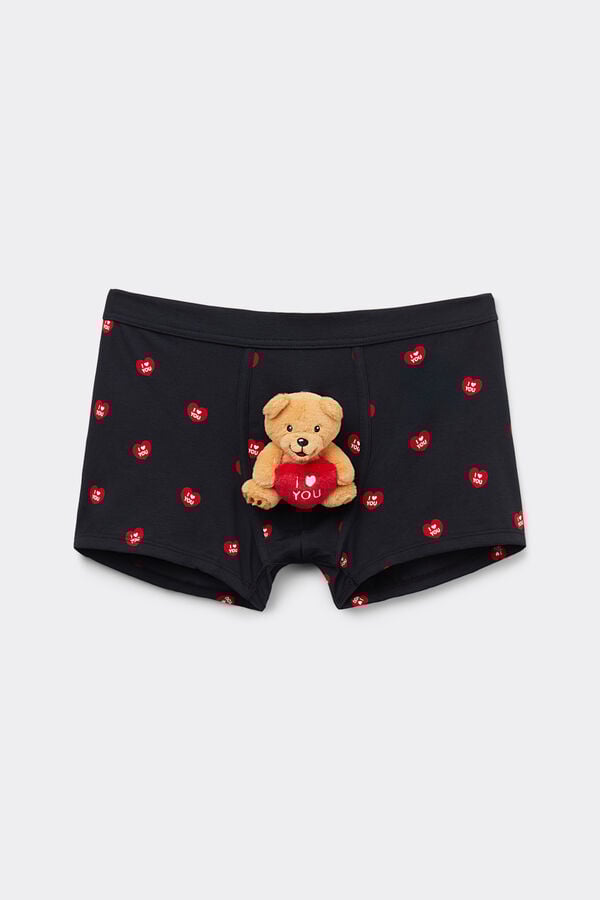 Intimissimi Bóxer Algodón Superior Peluche I Love You