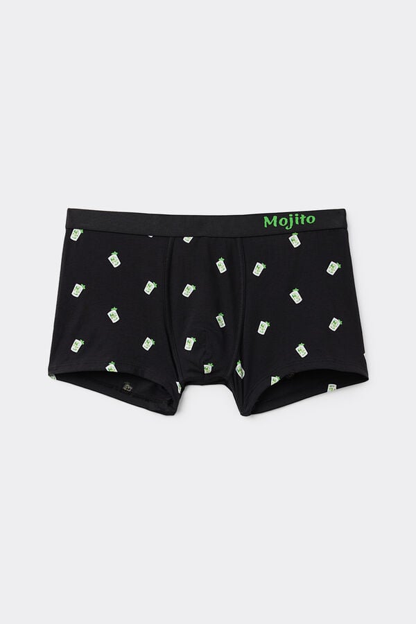 Intimissimi Bóxer de Algodón Superior con Estampado de Mojitos