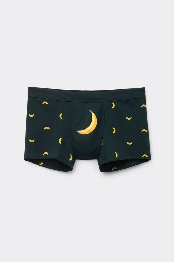 Intimissimi Bóxer de Algodón Superior con Estampado de Plátanos