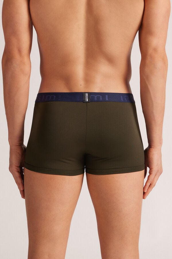 Intimissimi Bóxer de microfibra para hombre con logotipo