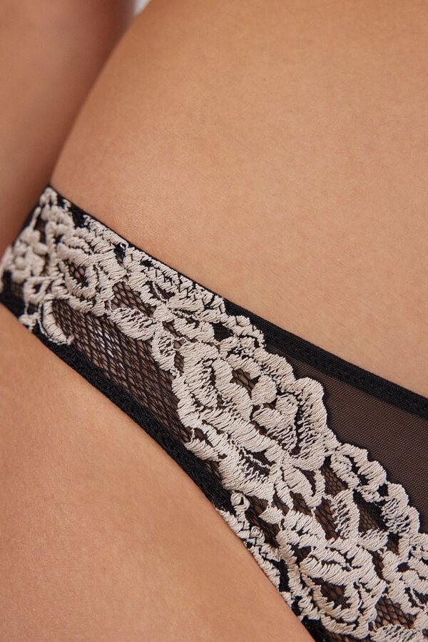 Intimissimi Braga con encaje floral brasileña Pretty Flowers