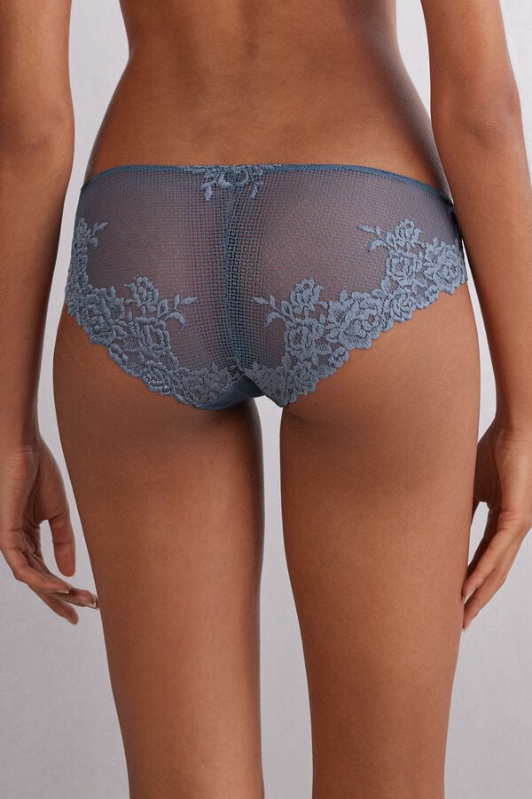 Intimissimi Braga Transparente En Parte Trasera Con Microfibra Y Encaje Pretty Flowers