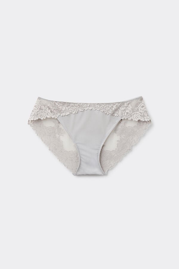 Intimissimi Braga Transparente En Parte Trasera Con Microfibra Y Encaje Pretty Flowers