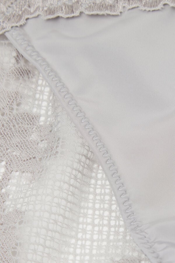 Intimissimi Braga Transparente En Parte Trasera Con Microfibra Y Encaje Pretty Flowers