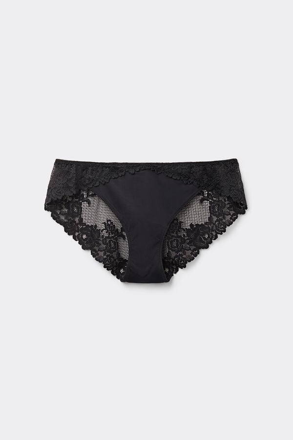 Intimissimi Braga Transparente En Parte Trasera Con Microfibra Y Encaje Pretty Flowers