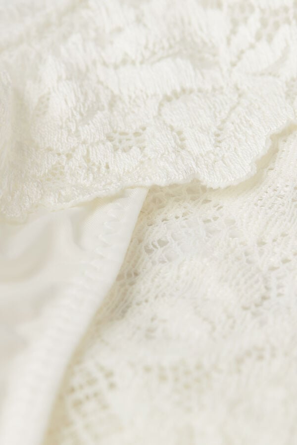 Intimissimi Braga Transparente En Parte Trasera Con Microfibra Y Encaje Pretty Flowers