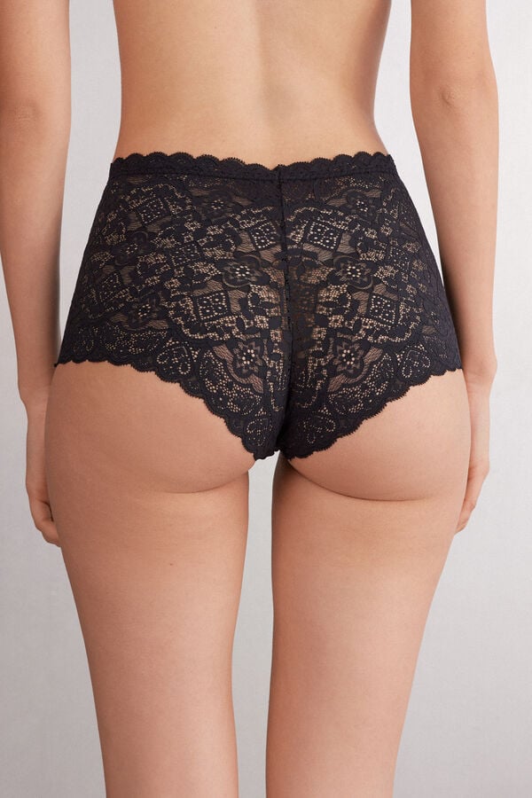 Intimissimi Braguita Culotte De Talle Alto De Encaje