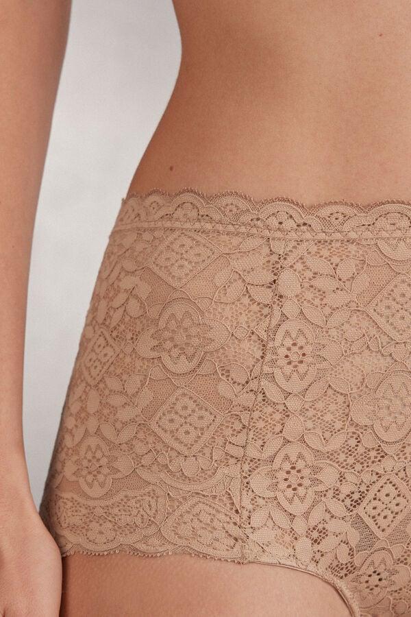 Intimissimi Braguita Culotte de Talle Alto de Encaje
