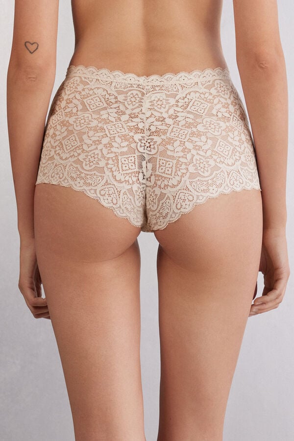 Intimissimi Braguita Culotte De Talle Alto De Encaje