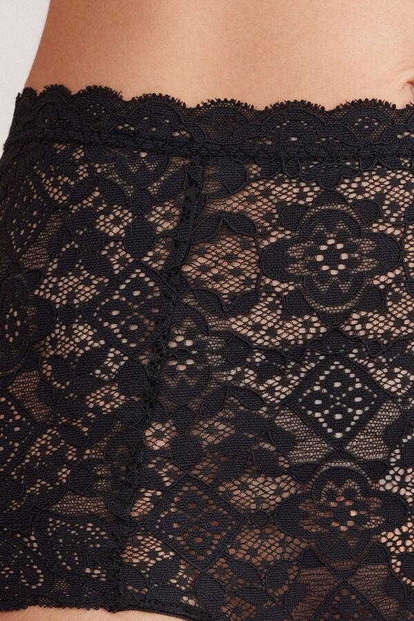 Intimissimi Braguita Culotte de Talle Alto de Encaje