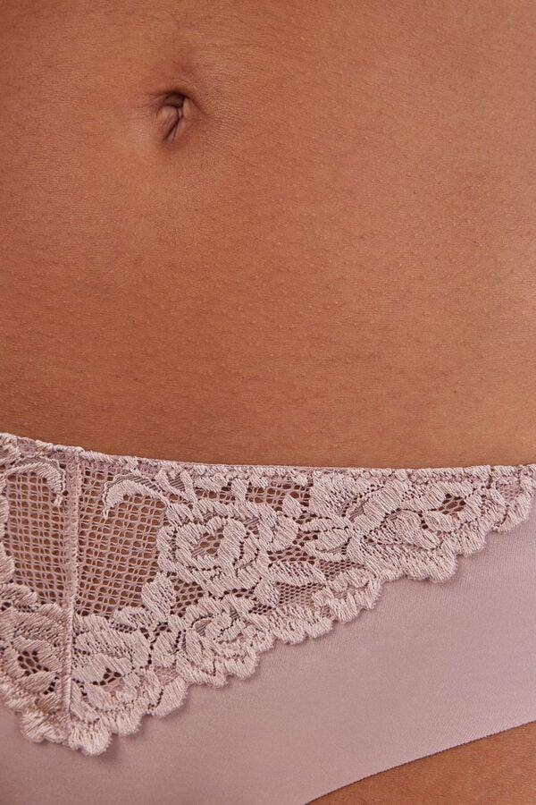 Intimissimi Braguita de algodón sin costuras con encaje