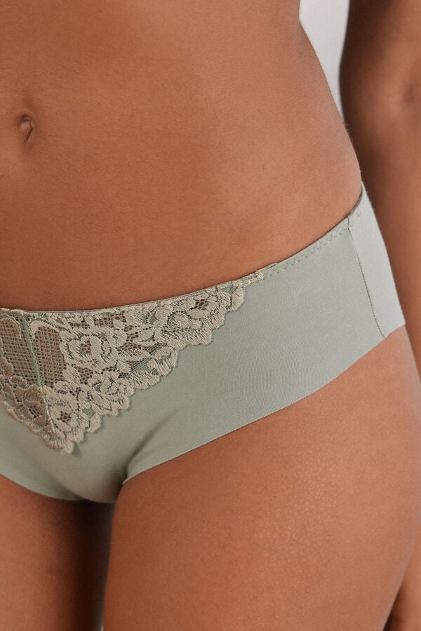 Intimissimi Braguita de algodón sin costuras con encaje